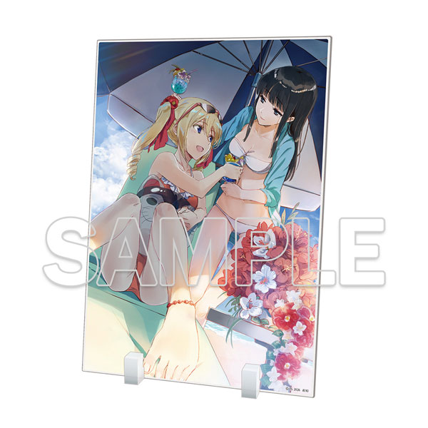 KADOKAWA Kana Ishida Art Works (3) Release Commemoration The Irregular at Magic High School Acrylic Plate D รูปภาพ 1