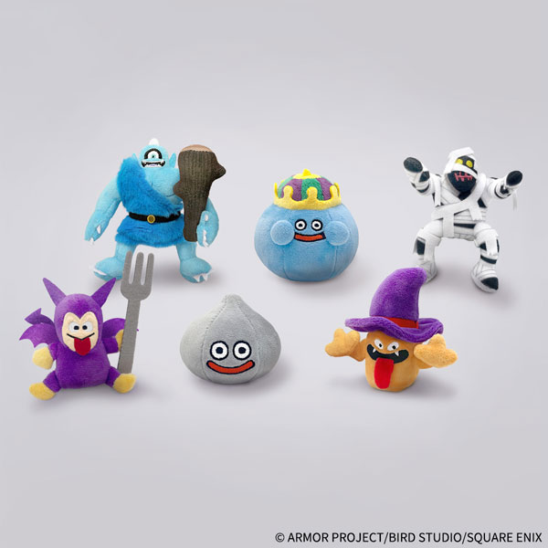Square Enix Dragon Quest Mini Puppet Plush Collection Vol.1 6Pack BOX