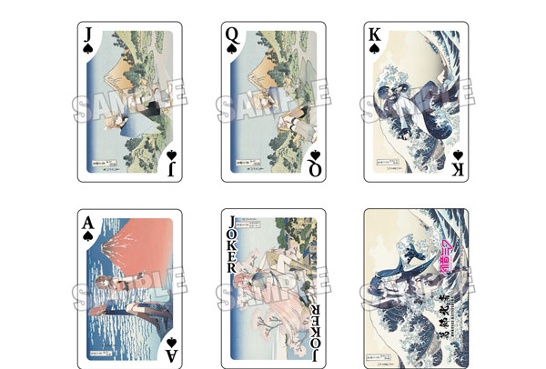Presence Katsushika Hokusai x Hatsune Miku Rella Playing Cards Bild 1