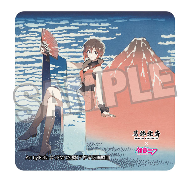 Presence Katsushika Hokusai x Hatsune Miku Rella Sticker MEIKO Fine Wind, Clear Morning รูปภาพ 1