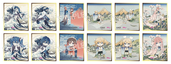 Presence Katsushika Hokusai x Hatsune Miku Rella Shikishi 12Pack BOX