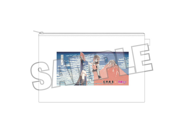 Presence Katsushika Hokusai x Hatsune Miku Rella Pouch MEIKO Fine Wind, Clear Morning
