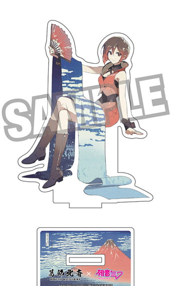 Presence Katsushika Hokusai x Hatsune Miku Rella Diecut Acrylic Stand MEIKO Fine Wind, Clear Morning รูปภาพ 1