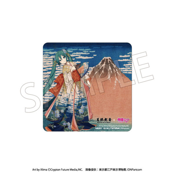 Presence Katsushika Hokusai x Hatsune Miku Car Magnet Thirty-six Views of Mount Fuji Fine Wind, Clear Morning
