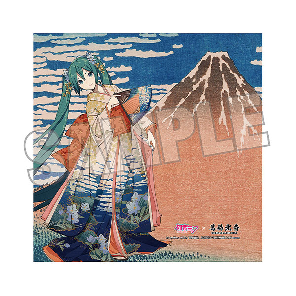 Presence Katsushika Hokusai x Hatsune Miku iXima Hand Towel Fine Wind, Clear Morning