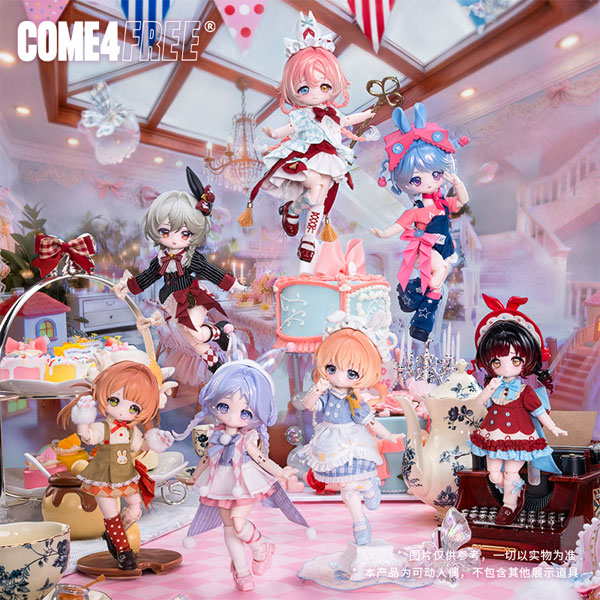 COME4FREE BONNIE 6 버니 드림 박스 1/6 컴플리트 돌 컬렉션 6팩 BOX