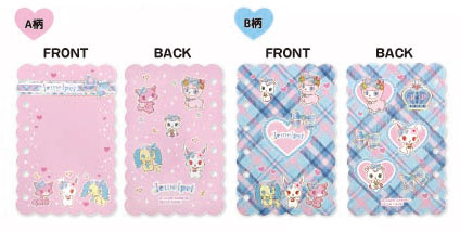 TCP Jewelpet Sticker Base Paper Pink & Blue Bild 1