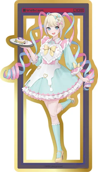 LOTTE CULTUREWORKS NEEDY STREAMER OVERLOAD Metal Bookmark Sweets KAngel