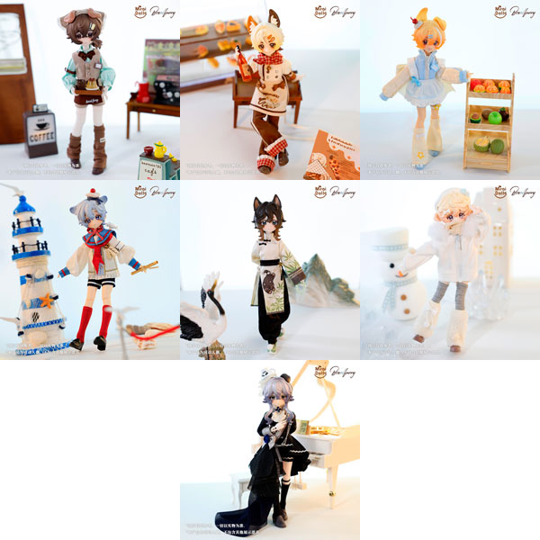 MiraiDolls Box Furry Series Trading Doll 6Pack BOX