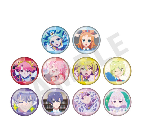coly Original TV Anime "Princession Orchestra" -favorite series- Trading Tin Badge 10Pack BOX รูปภาพ 1