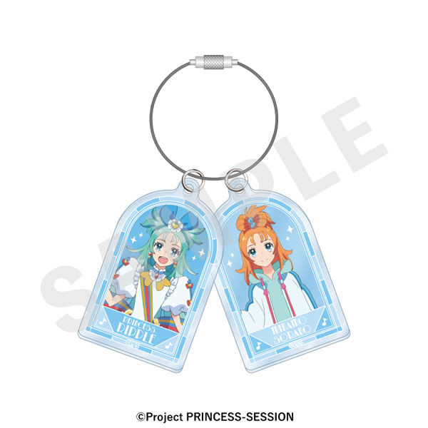 coly Original TV Anime "Princession Orchestra" -favorite series- Wire Acrylic Charm (Princess Ripple)