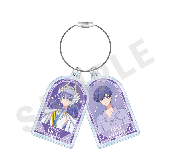 coly Original TV Anime "Princession Orchestra" -favorite series- Wire Acrylic Charm (Princess Viola) รูปภาพ 1