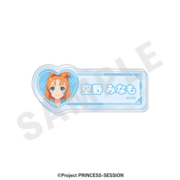 coly Original TV Anime "Princession Orchestra" -favorite series- Name Badge (Minamo Sorano)