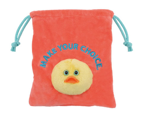 Ost mojojojo Plush Drawstring Bag Bird Bild 1