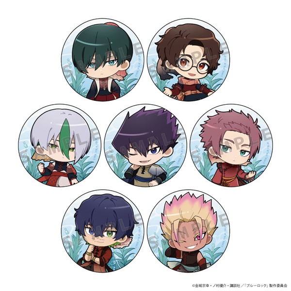 Parflette [Bluelock] Trading Tin Badge (Goldfish / ver.B) 7Pack BOX
