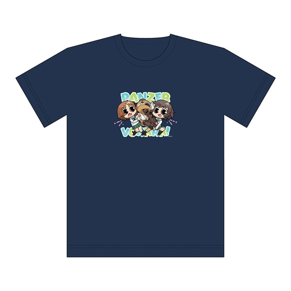 Curtain Damashii [Girls und Panzer das Finale] T-shirt (Miho Nishizumi & Yukari Akiyama) XL Size