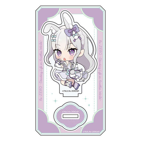 Curtain Damashii [Re:ZERO -Starting Life in Another World-] Acrylic Stand (Emilia / Animal Ears Idol)
