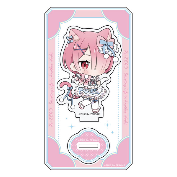 Curtain Damashii [Re:ZERO -Starting Life in Another World-] Acrylic Stand (Ram / Animal Ears Idol)