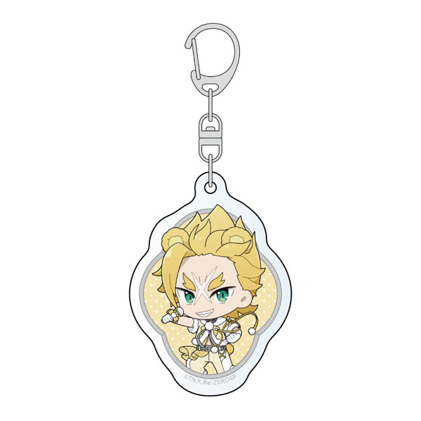 Curtain Damashii [Re:ZERO -Starting Life in Another World-] Acrylic Keychain (Garfiel / Animal Ears Idol)
