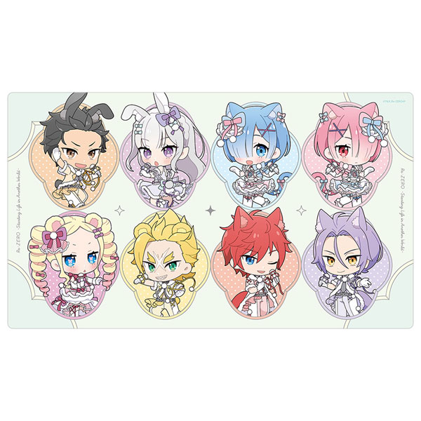 Curtain Damashii [Re:ZERO -Starting Life in Another World-] Rubber Mat (Animal Ears Idol) hình ảnh 1