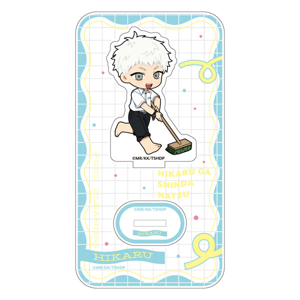 Parflette [The Summer Hikaru Died] Mini Chara Acrylic Stand (Hikaru / Pool Cleaning)