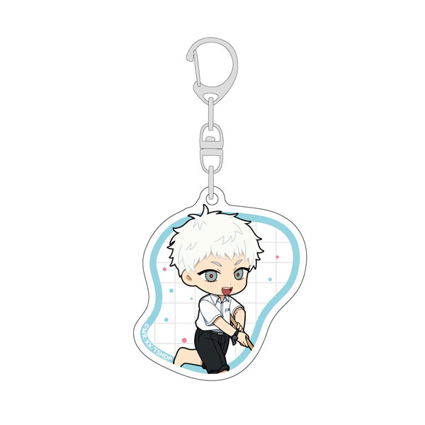 Parflette [The Summer Hikaru Died] Mini Chara Acrylic Keychain (Hikaru / Pool Cleaning)