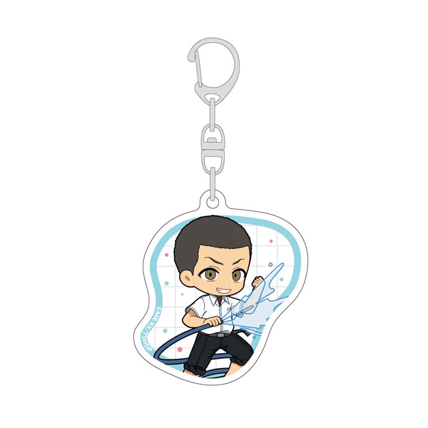 Parflette [The Summer Hikaru Died] Mini Chara Acrylic Keychain (Yuta Maki / Pool Cleaning)