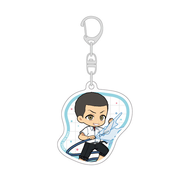Parflette [The Summer Hikaru Died] Mini Chara Acrylic Keychain (Yuta Maki / Pool Cleaning) Bild 1