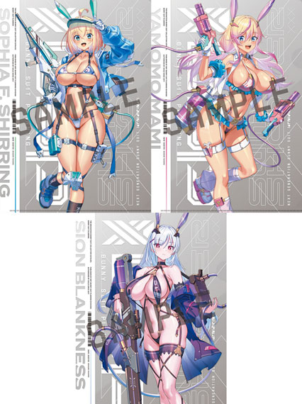 HobbyJAPAN [Exclusive Sale] Bunny Suit Planning Clear File Set Swim Shooter Ver. รูปภาพ 1