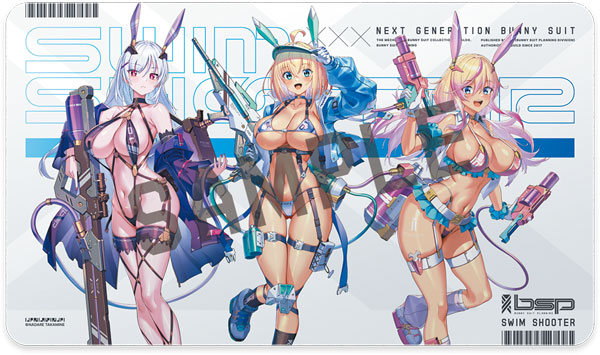 HobbyJAPAN [Exclusive Sale] Bunny Suit Planning Rubber Desk Mat Swim Shooter Ver.