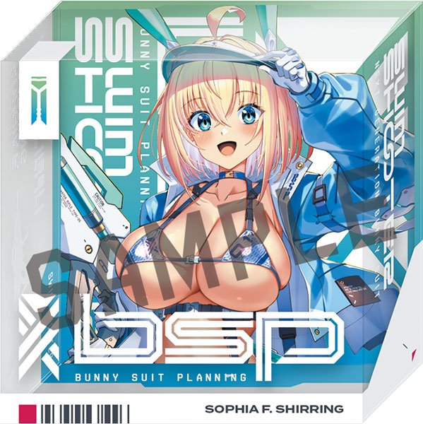 HobbyJAPAN [Exclusive Sale] Bunny Suit Planning 6-sided Acrylic Block Sophia F. Shirring Swim Shooter Ver.