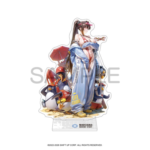 ALGERNON PRODUCT GODDESS OF VICTORY: NIKKE Acrylic Stand Marciana: Marine Study image 1