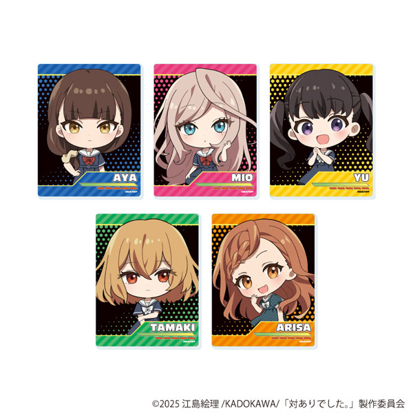 A3 Acrylic Card TV Anime "Taiari Deshita. -Ojousama wa Kakutou Game nante Shinai-" 01/ Official Illustration 5Pack BOX