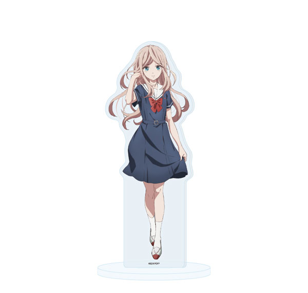 A3 Acrylic Stand TV Anime "Taiari Deshita. -Ojousama wa Kakutou Game nante Shinai-" 02/ Mio Yorue (Official Illustration) รูปภาพ 1