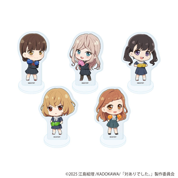 A3 Acrylic Puchi Stand TV Anime "Taiari Deshita. -Ojousama wa Kakutou Game nante Shinai-" 01/ Mini Chara Illustration 5Pack BOX