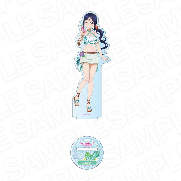 Contents Seed Love Live! Sunshine!! Deka Acrylic Stand Kanan Matsuura Aloha Outfit ver.