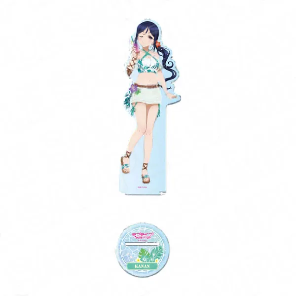 Contents Seed Love Live! Sunshine!! Deka Acrylic Stand Kanan Matsuura Aloha Outfit ver. image 1