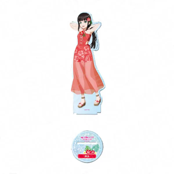 Contents Seed Love Live! Sunshine!! Deka Acrylic Stand Dia Kurosawa Aloha Outfit ver. Bild 1