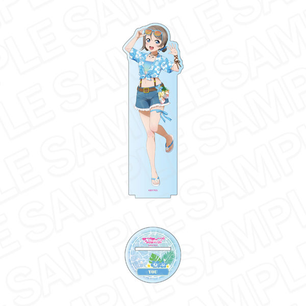 Contents Seed Love Live! Sunshine!! Deka Acrylic Stand You Watanabe Aloha Outfit ver.