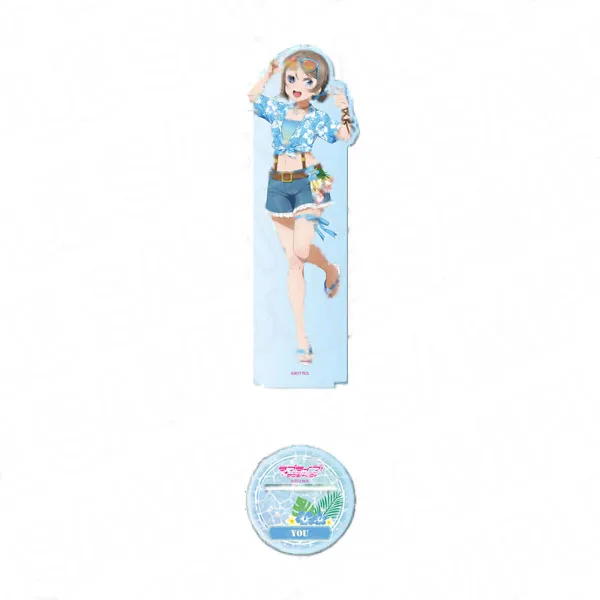Contents Seed Love Live! Sunshine!! Deka Acrylic Stand You Watanabe Aloha Outfit ver. Bild 1