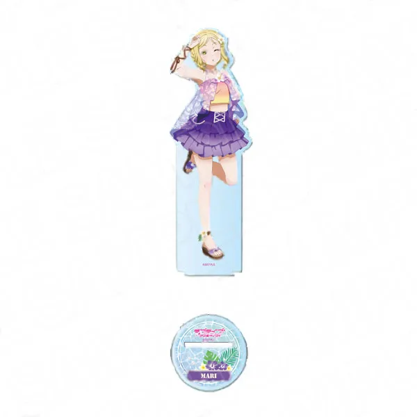 Contents Seed Love Live! Sunshine!! Deka Acrylic Stand Mari Ohara Aloha Outfit ver. Bild 1