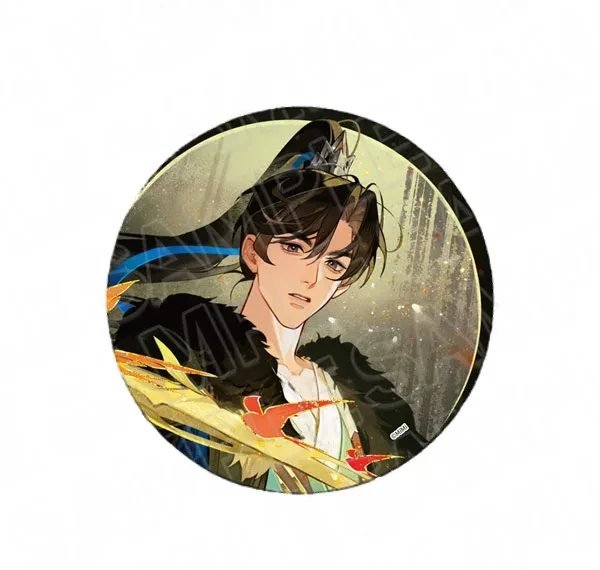 Contents Seed The Husky and His White Cat Shizun: Erha He Ta De Bai Mao Shizun De-Can Badge C vol.2 รูปภาพ 1