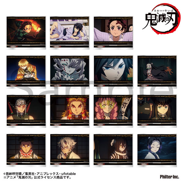 Philter, Inc. Anime "Demon Slayer: Kimetsu no Yaiba" Trading Mini-Tellerständer Arc des unerschütterlichen Entschlusses 15 Varianten insgesamt Vol.2 Komplettset Bild 1