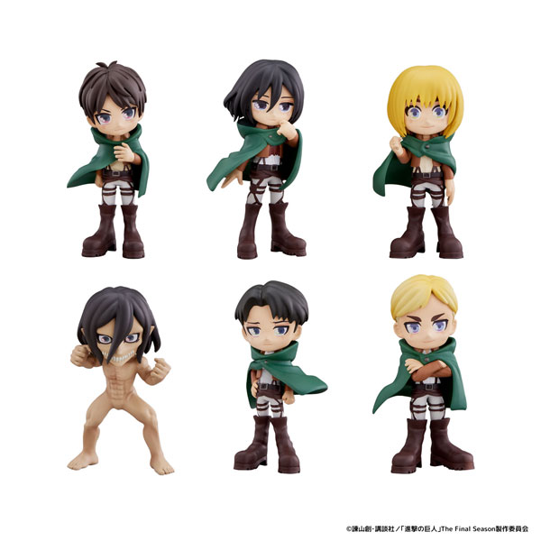 Bushiroad Creative PalVerse Attack on Titan Set of All 6 Types image 1
