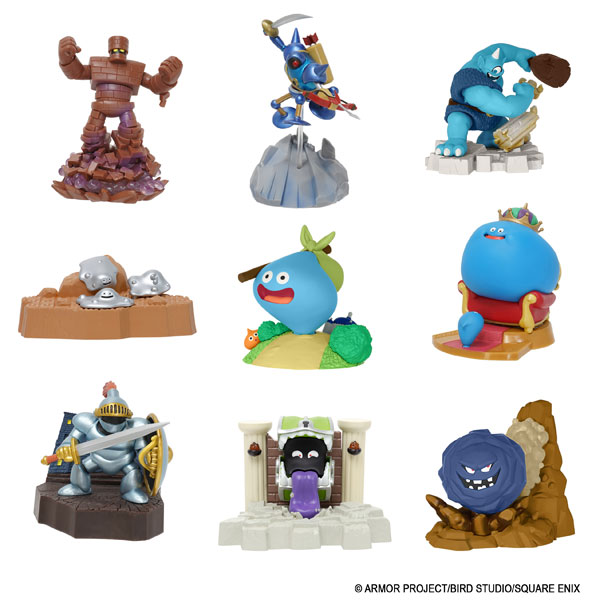 Square Enix Dragon Quest 3D Monster Encyclopedia Figure -Big Group Special- 9Pack BOX