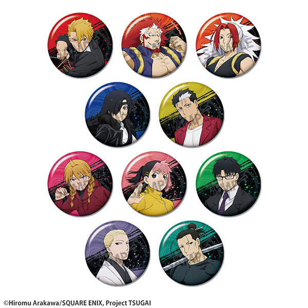 Hobby Stock TV Anime "Daemons of the Shadow Realm" Trading Tin Badge 10Pack BOX