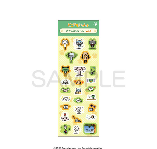 ALGERNON PRODUCT Doko Demo Issho Chara Puku Sticker Vol.3 Bild 1