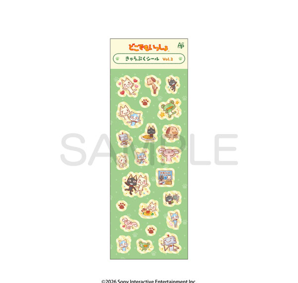 ALGERNON PRODUCT Doko Demo Issho Chara Puku Sticker Vol.2 รูปภาพ 1