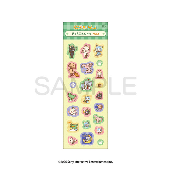 ALGERNON PRODUCT Doko Demo Issho Chara Puku Sticker Vol.1