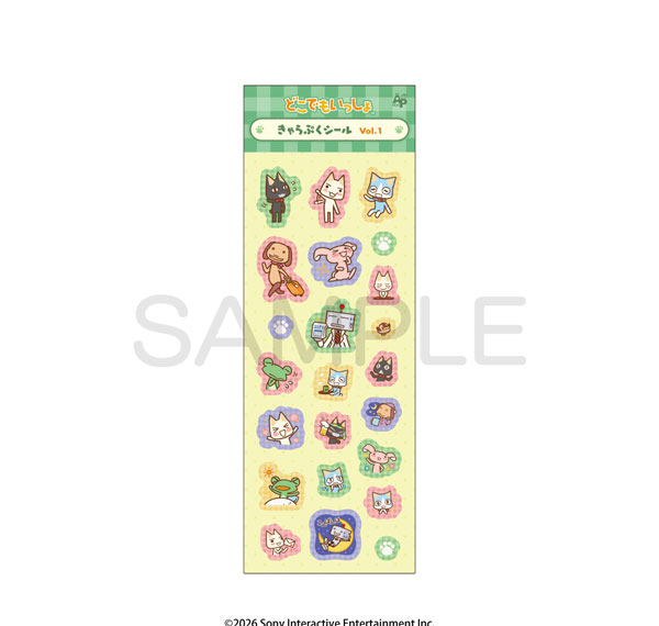 ALGERNON PRODUCT Doko Demo Issho Chara Puku Sticker Vol.1 รูปภาพ 1
